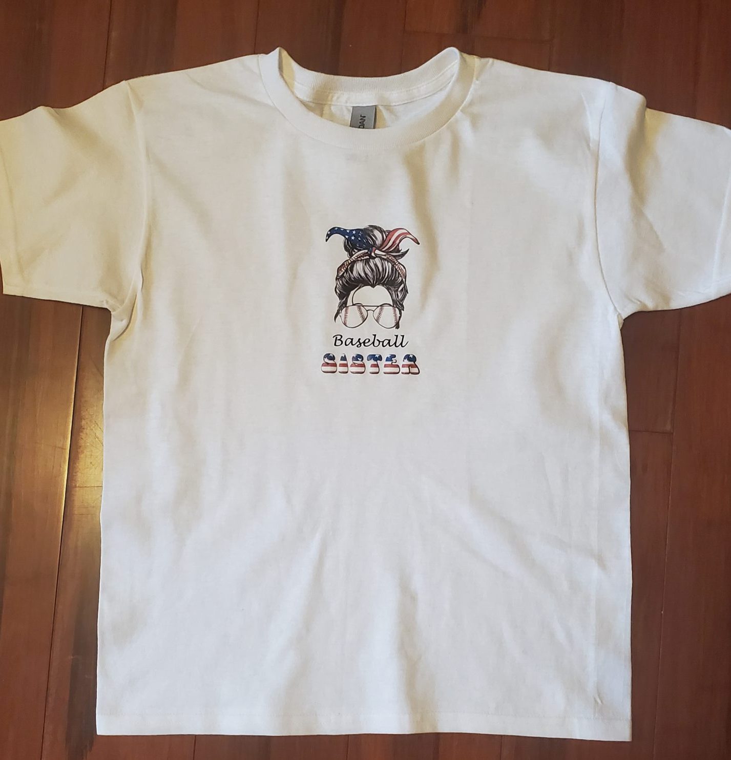 Baseball sister t-shirt Americana style